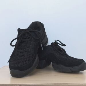 Bloch Women's Black Mesh Hip Hop Jazz Dance Sneakers